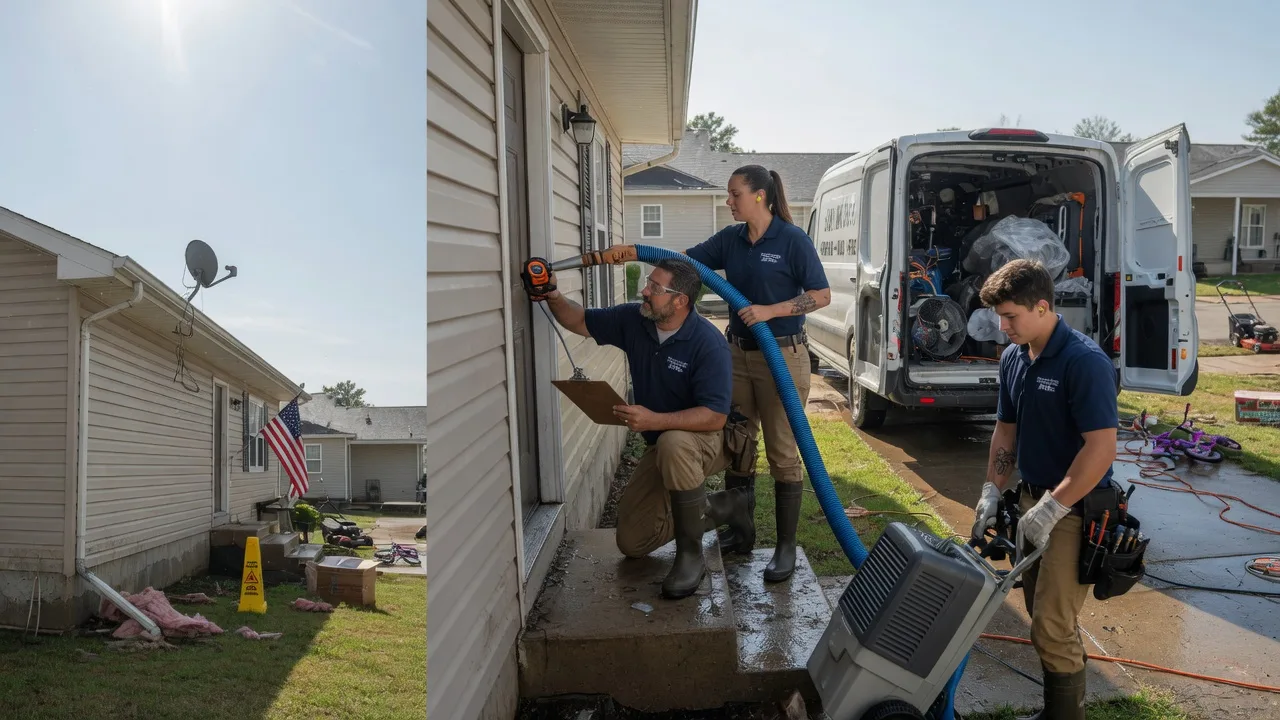 Ceiling Water Damage Restoration in Calypso, NC near me